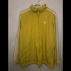 Adidas vintage yellow wind breaker